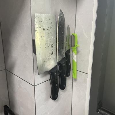 China Durable Strong Magnetic Custom Knife Holder Magnetic Knife Strips Stainless Magnet Holder For Kitchen for sale