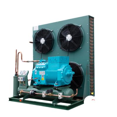 China Medium Air Cooled Open Type Cold Storage Compressor Refrigeration Equipment 5/6/7/9/10p Refrigeration Unit Condensing Unit for sale