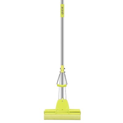 China Sustainable Magic Clean Floor Steel Handle PVA Sponge Mop for sale