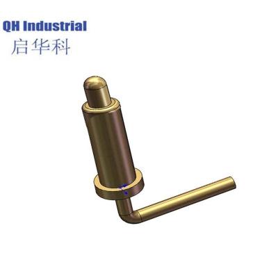 China Plated Gold Pins Probe Spring PCB Welding Pogo Pin Contact Electrical Brass Copper Connector Terminal Male Female for sale