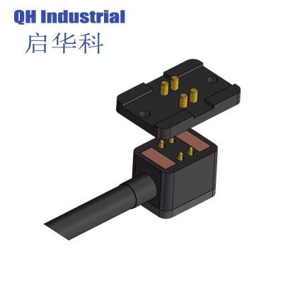 China 4 pin magnetic connector magnetic contact point magnet connector data cable thimble connector factory customized for sale