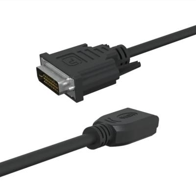 China Gold Plated High-Speed HDMI to DVI Cable 24+1 Pin Male to Female for 1080P Video Cable for Computer and Projector for sale