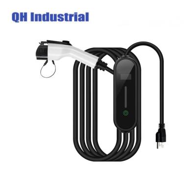 China Best Price 1-16 A Current Adjustable 3.5 kW 7 kW 11 kw AC Car Portable EV Charger Type 1 2 Electric Charger for sale