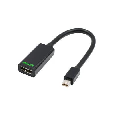 China High Quality 4K*2K HDTV Female to Mini DP Male Audio Video Cable Converter HDMI to Mini Displayport Cable Adapter for Desktop Laptop Projector Monitor for sale