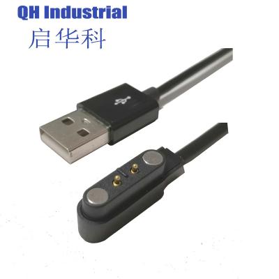 China 2Pin 4,0mm Pitch Wasserdichtes Pogo-Pin-Anschluss elektronischer Anschluss 2pin magnetischer Pogo-Pin-Anschluss zu verkaufen