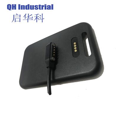 China 4pin 2.54mm Pitch Intercom Connector Female Pogo Pin Connector Iceland Intercom Connector Spring Loaded Pin Connector for sale