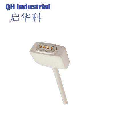 China 4Pin Czech Repubic Mobile Connector Magnetic Dc Power Charger Connector Spring Loaded Pogo Pin for sale