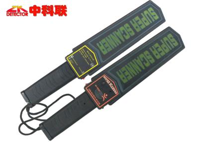 China LED Indicator Handheld Metal Detector Wand , Security Checking Portable Metal Detector for sale