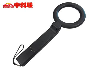 China 9V Battery Powered Portable Metal Detector , 20KHz Hand Held Security Detector for sale