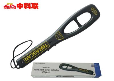 China Super Scanner Handheld Metal Detector Single 9 Volt Alkaline or Ni-Cd Battery Powered for sale