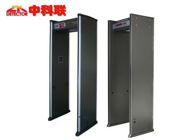 China 6 Zones Walk Through Metal Detector with Unique Infrared Start And Stop Technology for sale