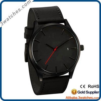 China Alarm all color men wristwatches stainless steel miyota movement japanese quartz watch custom own logo brand for sale