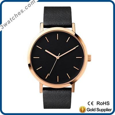 China Water Resistant Build Your Own Brand Big Dial Men's Watches 3ATM Water Resistant Wrist Watch for sale