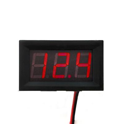 China / Support AC220V LED Digital Display 0.56 Inch AC Voltmeter 2 Cable Digital Voltmeter 70V~500V for sale