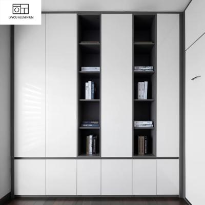 China OEM Bedroom Furniture Modern Design Custom Wardrobe Door Aluminum Wardrobe Cabinet for sale