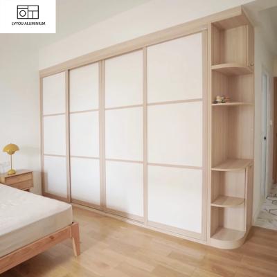 China OEM Style Modular Modern Wooden Custom Made Wardrobe Closet Wardrobe Simple Wardrobe for sale