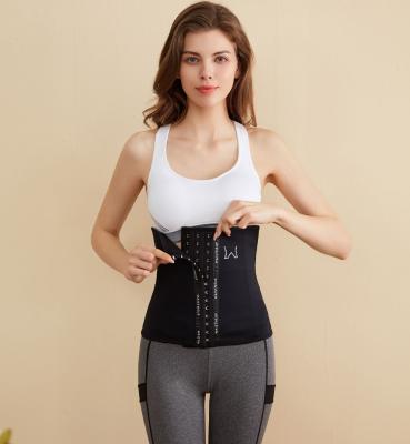 China Wholesale Private Label Antibacterial Plus Size Slimming Breathable Bondage Bone Latex Waist Trainer Corset 9Steel for sale