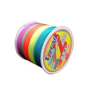 China Match 4 fish stock fishing line 300m x4 strands pe braid japanese fishing line braid pe fishing line for sale