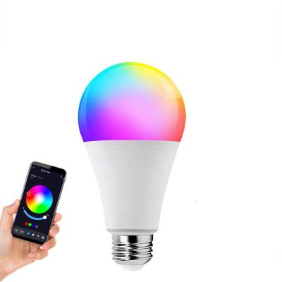 China Other Energy Saving Wifi Control 9W A19 Mutil-color Changing RGB Rhythm LED Music Light Bulb for sale