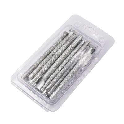 China Practical 20pieces DIY Leathercraft Tool Kit Punch Leather Cutting Tools Leather Craft Stamp Tool Kit for sale