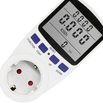 China 16A 230V 50Hz Power Energy Meter With LCD Display EU Plug 0921 for sale