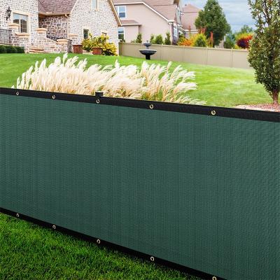 China 6ftx50ft 160gsm Privacy Fence Screen For Chain Link Fence With Grommets for sale