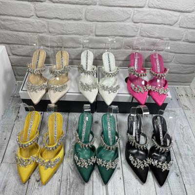 China Cushioning Newcomer Woman Pointed Toe High Heel Women Leather Pumps Shoes For Women Heeled Lady Sandals Shoes for sale