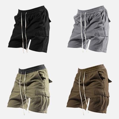 China Wholesale Breathable Lazy Wind Drawstring Loose Jogger Shorts Unisex Summer Jogger Shorts Men Cargo Pants for sale