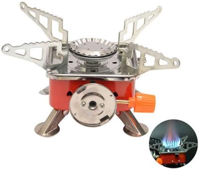 China Lightweight and Easy to Carry Portable Outdoor Camping Gas Burner Mini Butane Propane Gas Stove for sale