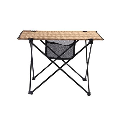 China 6063 Aluminum With Nylon Aluminum Leg Camp Picnic Portable Folding Outdoor Custom Beach Table for sale