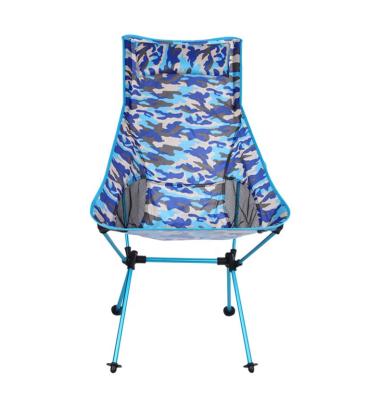 China Outdoor Lightweight Outdoor Aluminum Folding Camping Chair , Foldable Backpacking Picnic Chair for sale