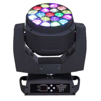 China Sports stadiums wholesale price led stage light k10 4in1 led big bee eye buzz china moving light 19pcs for sale