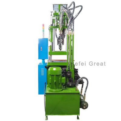 China European VERTICAL VDE Approved 2.5A Flat Wire Power 2 Pin Eu Plug Lamp Power Cord Cable Injection Plastic Injection Molding Machine for sale