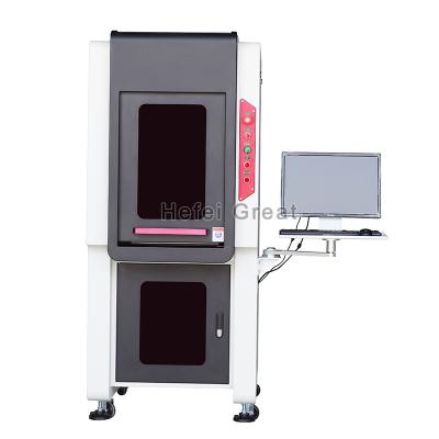 China Automated JPT Raycus 20w 30w 50w 100w Fiber Laser Marking Loading Machine With Rotary For Metal for sale