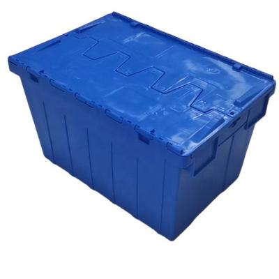 China Solid Box 600*400*350mm Wholesale Logistics Light Duty Injection Molding Cheap Moving Plastic Box for sale