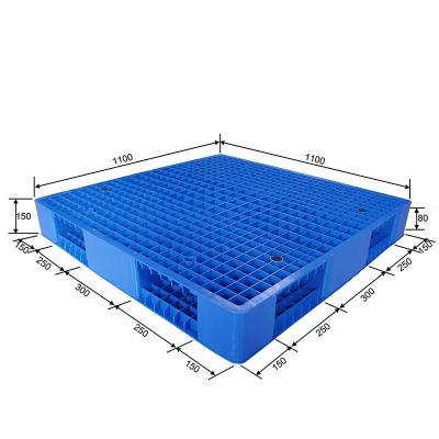 China 1500x1300x150mm Large Heavy Duty HDPE Single Entry Four Way Double Sided Reversible Stackable Euro Plastic Pallet For Sale for sale