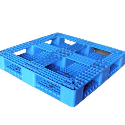 China Single Sided Warehouse Storage Six Runners Plastic Pallet 1000*1000*150mm China Lower Price Manufacturers for sale