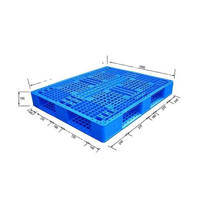 China Double Faced Large Warehouse Storage Cheap Surface Heavy Duty HDPE Plastic Pallet For Sale for sale