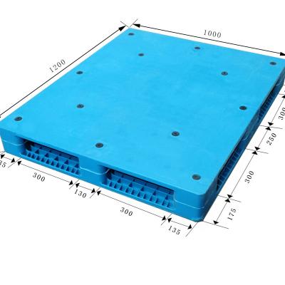 China China Lower Price Warehouse Storage Single Faced Double Face Plastic Pallet 1200*1000*150mm Manufacturer for sale