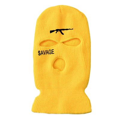 China High Quality Knitted Balaclava Full Face Blanket 3 Hole JOINT Hitters Gangster Custom Fashion With Embroidery for sale