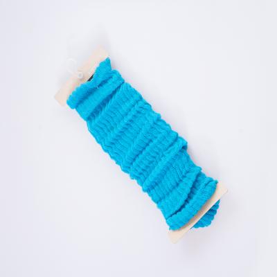 China Factory direct sale cheap and beautiful custom made blue leg warmer leg socks comfortable and soft long for sale