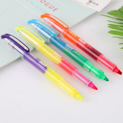 China Wholesale Visible Ink Supply Pen, Chisel Tip Liquid Fluorescent Highlighter Pen HY100400 for sale