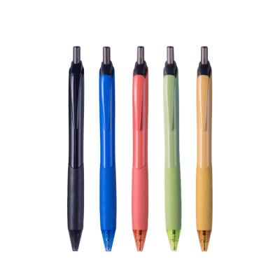 China TB174200 Brand Beifa Oil Gel Pen Plastic Semi Gel Ink Retractable Pen Normal Candy Color for sale