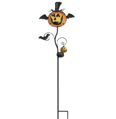 China XY20T0124 Stake Light with Waterproof Pumpkin Decor LED Iron Pumpkin Stake Lamp Decor Garden Pathway Outdoor Patio for sale