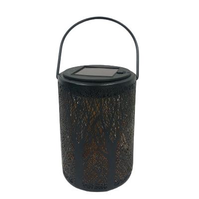 China Garden Lantern Solar Outdoor Garden Hanging Lanterns Grow Leaves Lighting for sale