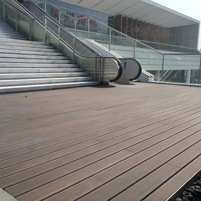 China Anti-water ECO Outdoor Waterproof Bamboo Forest Flooring High Strength Strand Woven Bamboo Flooring for sale