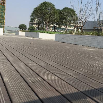 China Environmental Friendly Anti-water Dark Carbonized Wick Woven Bamboo Outdoor Decking for sale