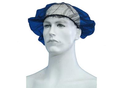 China Comfortable Disposable Head Cap Nylon Net 21 Inch With Two Adjustable Ties Bands for sale