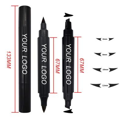 China 2021 Private Logo 100% Authentic Waterproof Eyeliner Eraser Pen Patent Waterproof Durable Winged Product for sale