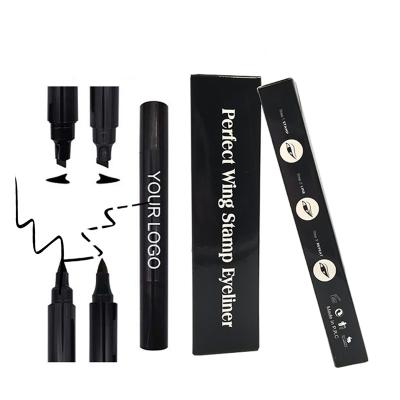 China Low MOQ High Quality Makeup Waterproof Manufacturer 2 in 1 Eraser Pen Eyeliner Pencil With Eyeliner Box for sale